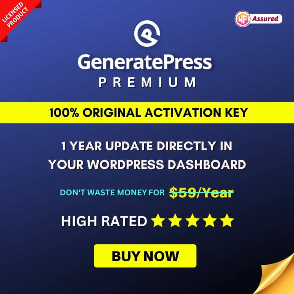 GeneratePress Premium Original License Key