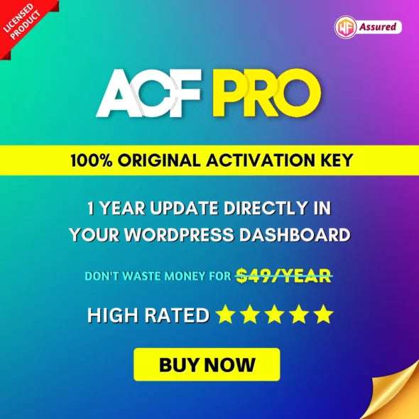 ACF Pro Original License Key