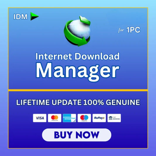 IDM | Internet Download Manager | for 1 PC With Lifetime License